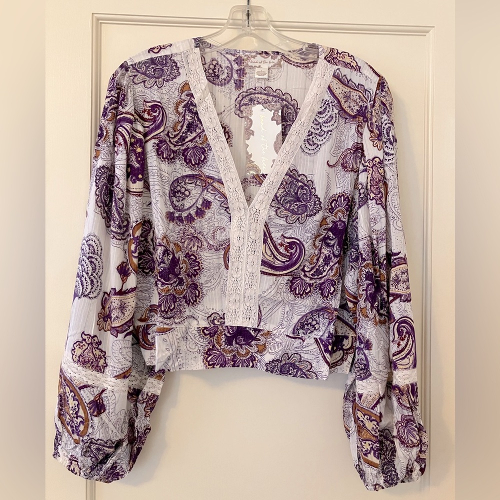 Band of the Free Mirabelle Crop Top L NWT - Picture 4 of 11